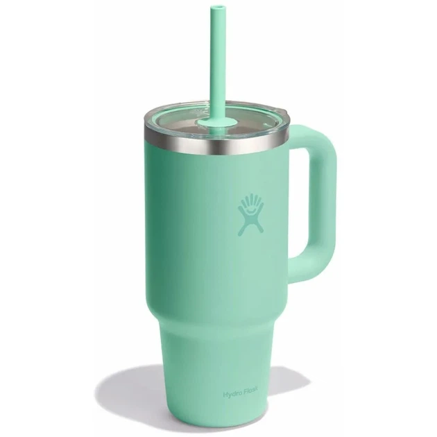 Термочашка Hydro Flask 950 ml Travel Tumbler Clear Lid Зелений - зображення 5