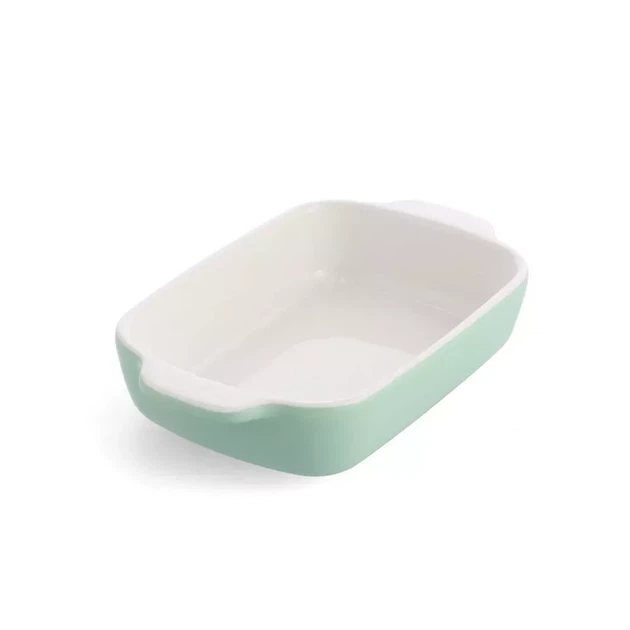 Форма для випічки з кришкою KitchenAid керамогранітна 24,1x15x6 см 0,9 л фісташковий колір (CC007424-001) - зображення 2