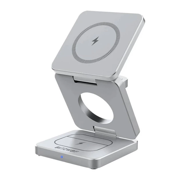 Зарядка индукционная BlitzWolf BW-IW30 3в1 (5906168437502) - Фото 2 Зарядка индукционная BlitzWolf BW-IW30 3в1 (5906168437502) - изображение 2