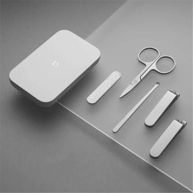 Маникюрный набор 5в1 Xiaomi Mijia Nail Clipper Five Piece Set с ударопрочным ABS кейсом - изображение 4