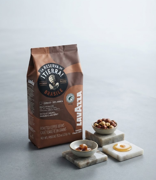 Кофе в зернах Lavazza Tierra Brazil 1 кг 100 процентов арабика темной обжарки для кофемашины - Фото 6 Кофе в зернах Lavazza Tierra Brazil 1 кг 100 процентов арабика темной обжарки для кофемашины - изображение 6
