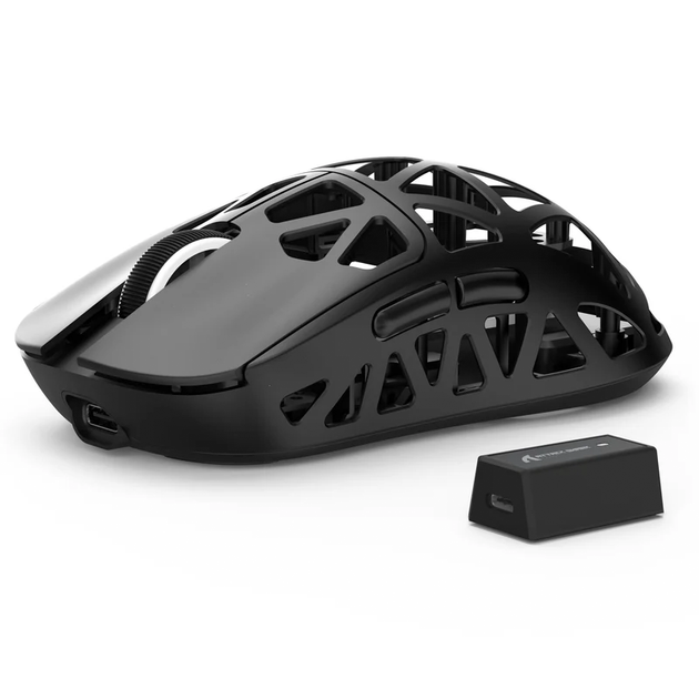 Бездротова ігрова мишка Attack SHARK R2 (8K Гц, 2.4G, BT5.2, Type-C, 42000DPI, Чорний) - Фото 1 Бездротова ігрова мишка Attack SHARK R2 (8K Гц, 2.4G, BT5.2, Type-C, 42000DPI, Чорний) - зображення 1