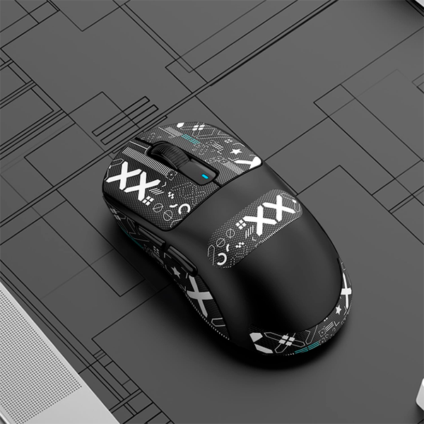 Бездротова ігрова мишка Attack SHARK X3 (26000DPI, 2.4G, BT5.2, Type-C, PAW3395, black/white) - зображення 3