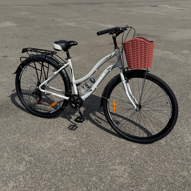 Велосипед Дорожний-City Cross 28" Elegant 2022 Рама-18" gray - зображення 5