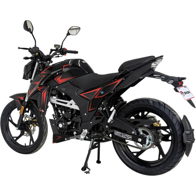 Мотоцикл Spark SP250R-43 (заводське паковання) (Чорний з червоним) - зображення 5