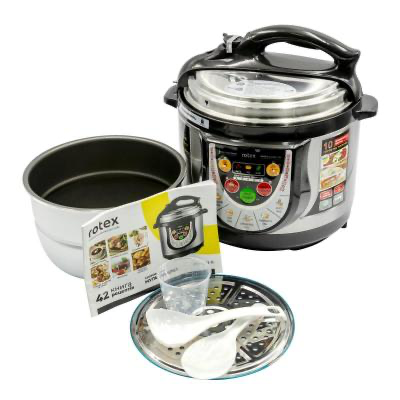 Мультиварка-скороварка Rotex REPC53-B 900 Вт, мультиварка с чашей 5 л, электронным управлением - изображение 5