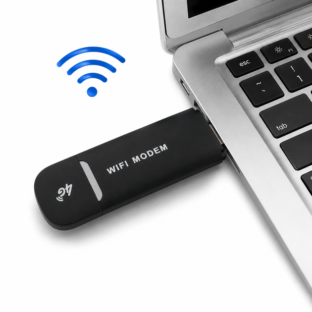 Wi-Fi маршрутизатор 4G USB беспроводной модем с поддержкой SIM карты, мобильный интернет-роутер для ноутбука, ПК - изображение 2