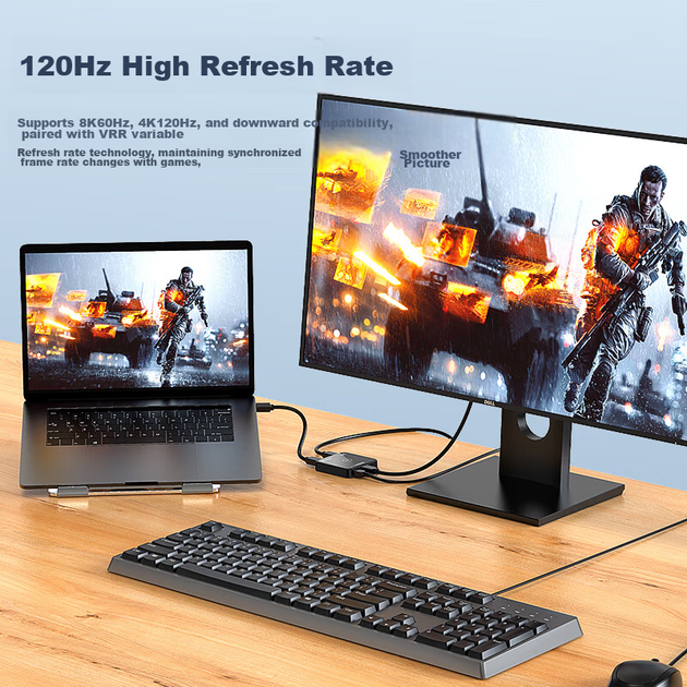 HDMI-перемикач BIAZE ZH171 8K при 60 Гц - зображення 6