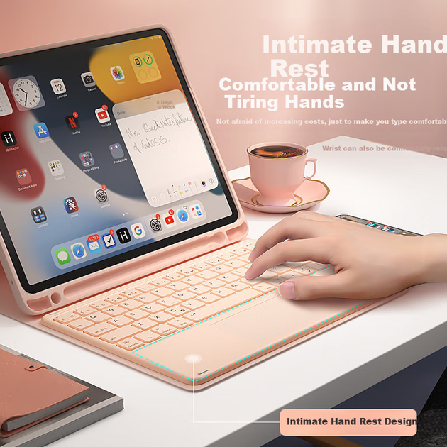 Чехол BOW HC018 для iPad 10 поколения 10.9 дюйма магнитный съемный с держателем стилуса, лавандовый - Фото 5 Чехол BOW HC018 для iPad 10 поколения 10.9 дюйма магнитный съемный с держателем стилуса, лавандовый - изображение 5