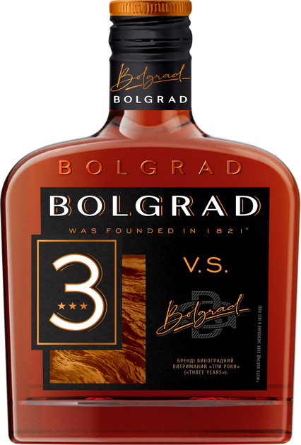 Бренди Bolgrad VS 3 года выдержки 0.25 л 40% (4820013031343_4820197566549) - Фото 1 Бренди Bolgrad VS 3 года выдержки 0.25 л 40% (4820013031343_4820197566549) - изображение 1