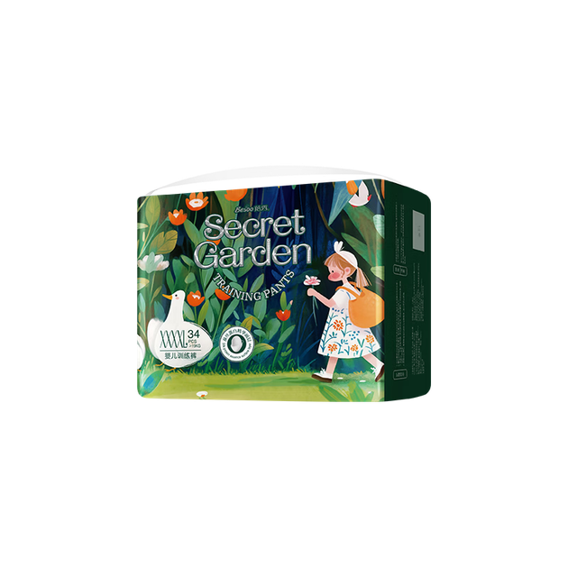 Трусики-подгузники Beixiu Secret Garden с полной посадкой и завышенной талией, размер 4XL, 68 шт (35-40 кг) - изображение 4