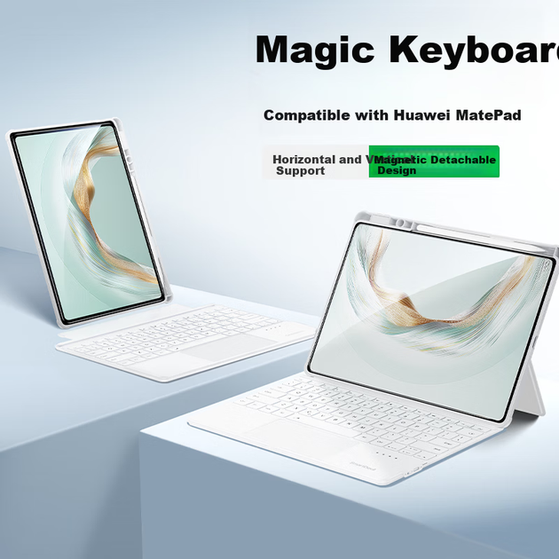 Чохол-клавіатура для планшета Huawei MatePad Pro 12.2 2025/2024 SmartDevil White - Фото 7 Чохол-клавіатура для планшета Huawei MatePad Pro 12.2 2025/2024 SmartDevil White - зображення 7