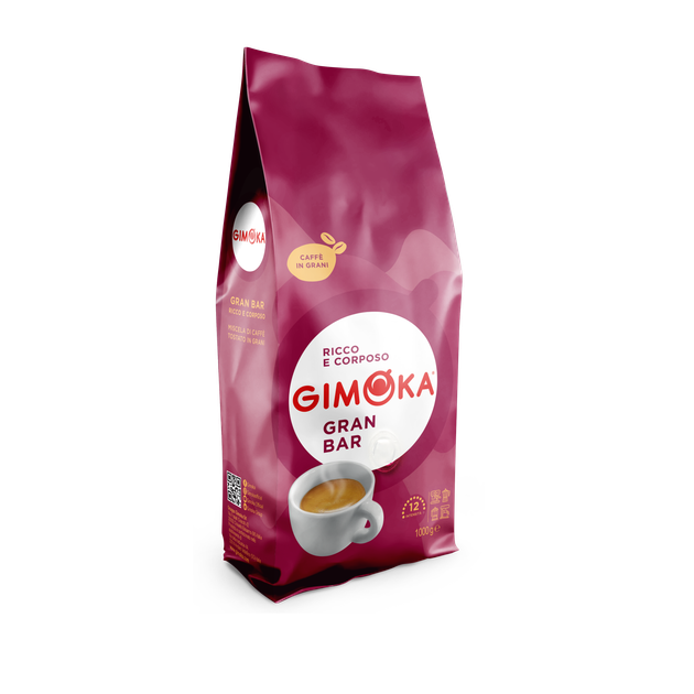 Кава зернова Gimoka GRAN BAR 1кг - Фото 1 Кава зернова Gimoka GRAN BAR 1кг - зображення 1