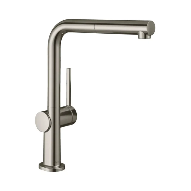 Кухонний змішувач Hansgrohe Talis 270 1jet з витяжним виливом Sbox, сталевий (72809800) - зображення 6