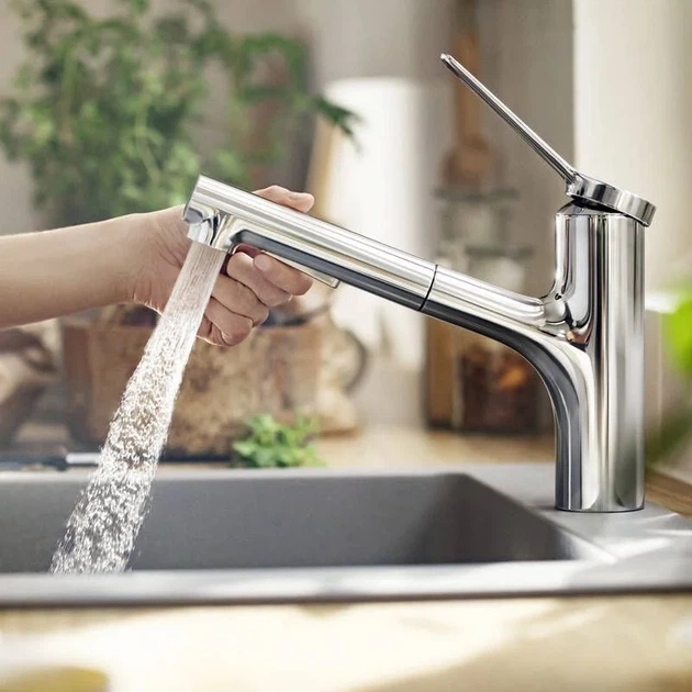 Hansgrohe Zesis M33 Смеситель для кухни, хром (74810000) - Фото 3 Hansgrohe Zesis M33 Смеситель для кухни, хром (74810000) - изображение 3