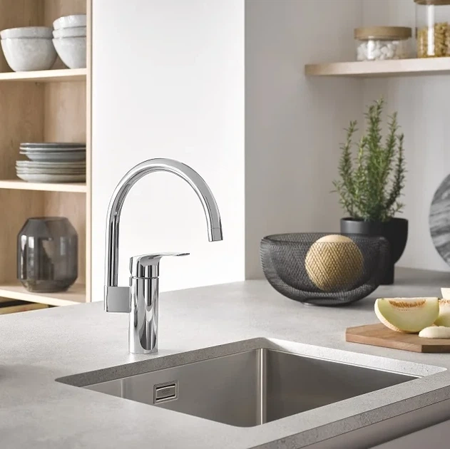 Grohe Eurosmart New Змішувач для кухні, хром (33202003) - зображення 4