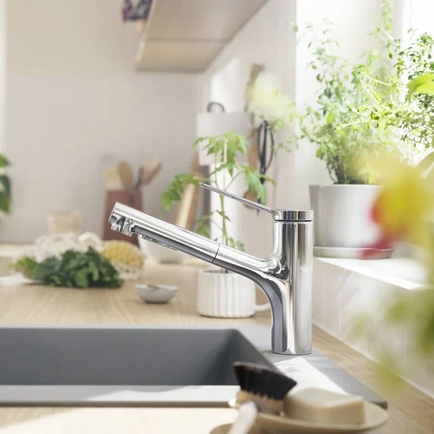 Hansgrohe Zesis M33 Смеситель для кухни, хром (74803000) - изображение 5