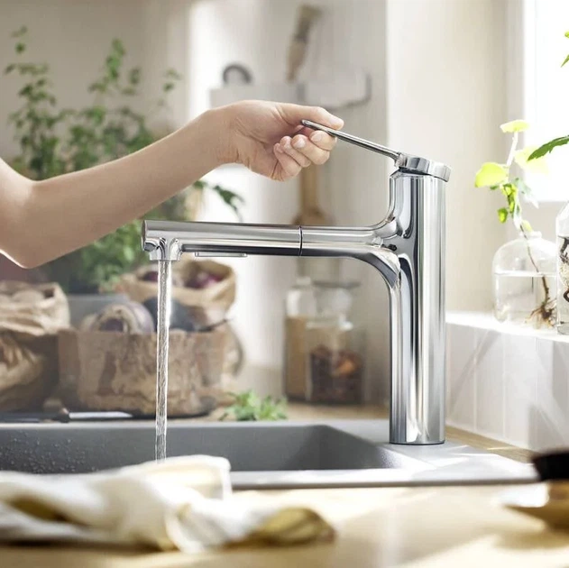 Hansgrohe Zesis M33 160 Смеситель для кухни, хром (74804000) - изображение 2