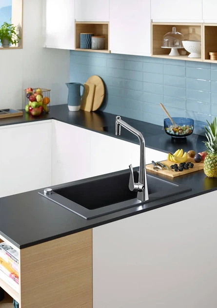 Hansgrohe Metris Select 320 Смеситель для кухни, хром (73806000) - изображение 2