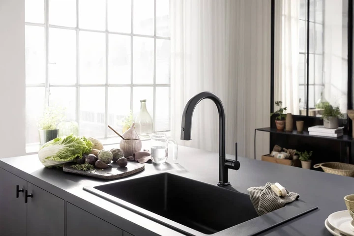 Hansgrohe Aqittura M91 Змішувач для кухні, чорний матовий (76803670) - зображення 3