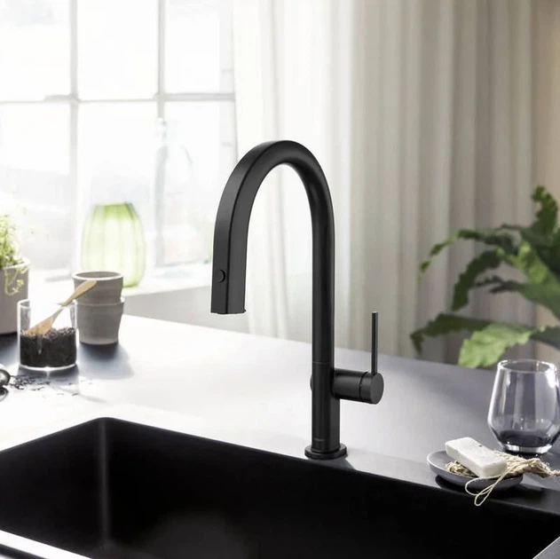 Hansgrohe Aqittura M91 Змішувач для кухні, чорний матовий (76803670) - зображення 9