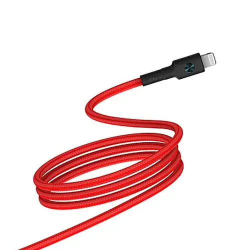 Кабель Xiaomi ZMi Kevlar USB-C/Lighting 30cm (AL872) Red [72409] - изображение 2