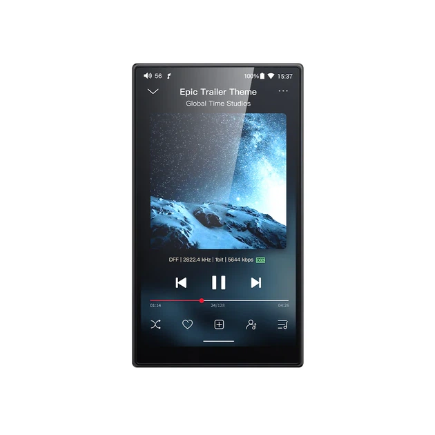 FiiO JM21 Black – Преміальний Hi-Res аудіоплеєр із подвійним CS43198 та LDAC на Android 13 - изображение 3