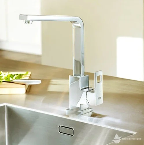 Grohe Eurocube Змішувач для кухні, хром (31255000) - зображення 8