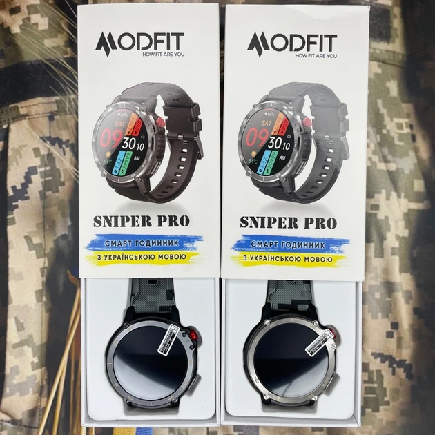 Наручний годинник Modfit Sniper Pro All Black 41 мм. - изображение 10