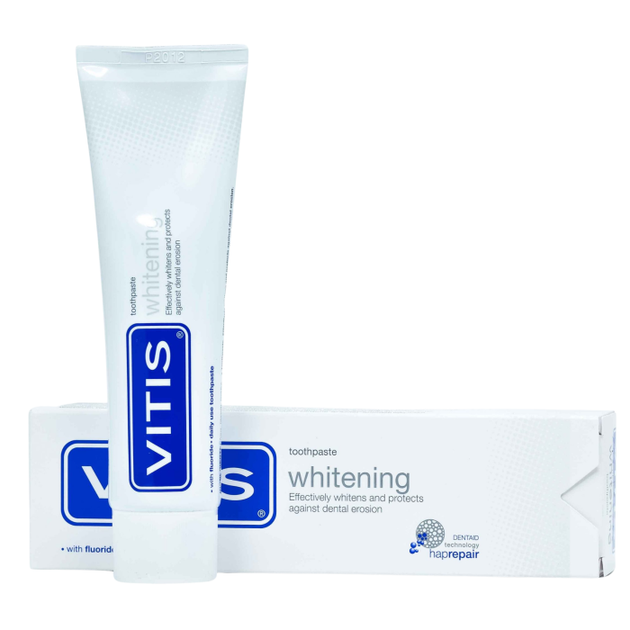 Зубна паста VITIS Whitening, відбілююча, 100 мл - Фото 1 Зубна паста VITIS Whitening, відбілююча, 100 мл - изображение 1