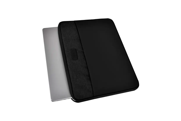 Чехол-папка WIWU Minimalist для ноутбука 14 дюймов черный универсальный защитный аксессуар из полиэстера - Фото 2 Чехол-папка WIWU Minimalist для ноутбука 14 дюймов черный универсальный защитный аксессуар из полиэстера - изображение 2