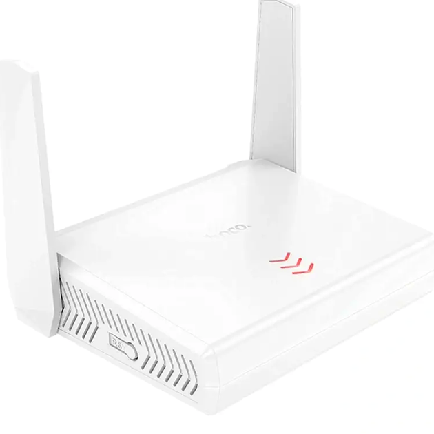Адаптер WiFi Hoco HI36 беспроводной роутер для дома и офиса с поддержкой WiFi4 3000 Mbps черный - изображение 7