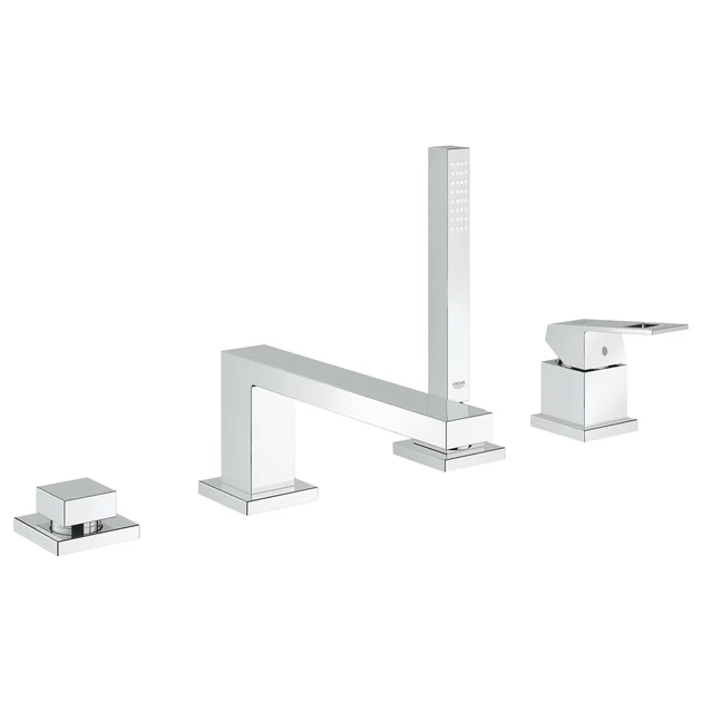 Grohe Eurocube Змішувач на борт ванни, хром (19897001) - Фото 1 Grohe Eurocube Змішувач на борт ванни, хром (19897001) - зображення 1