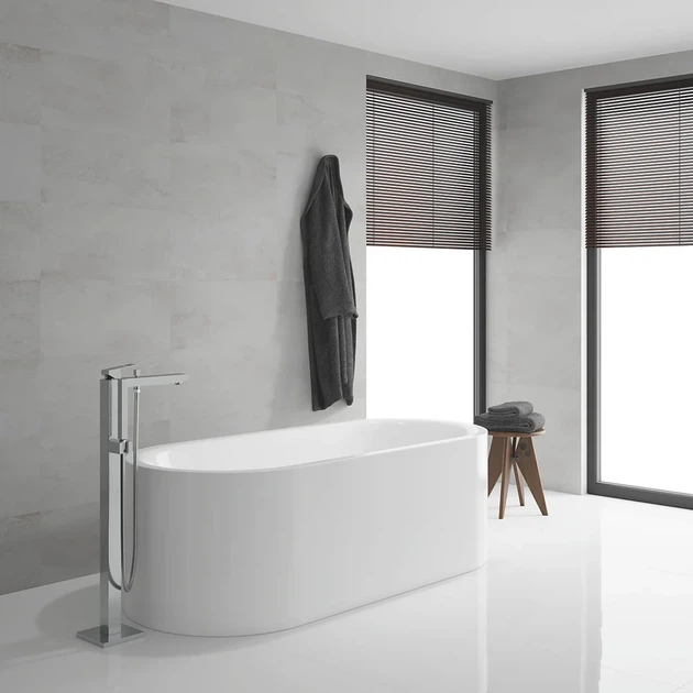 Grohe Eurocube Напольный смеситель для ванны, хром (23672001) - изображение 5