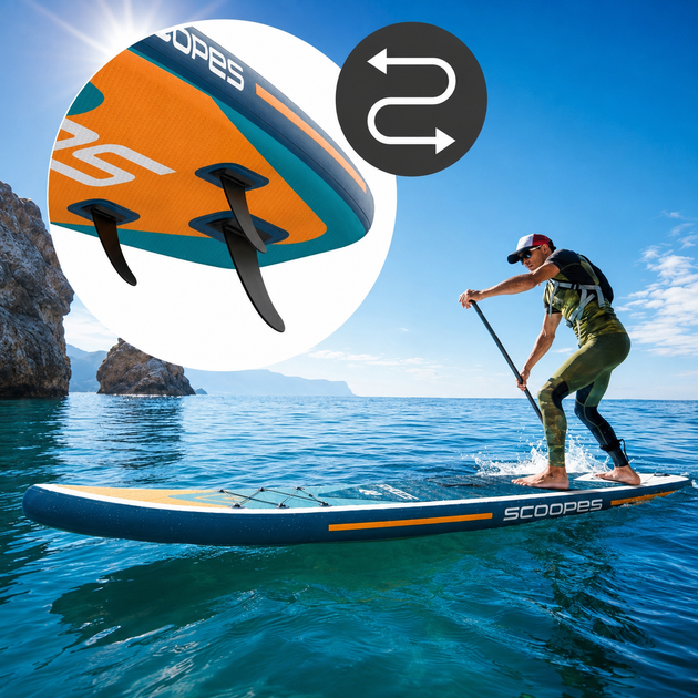 Надувная SUP-доска Scoopes Velo 350 см сап доска с сиденьем - изображение 6