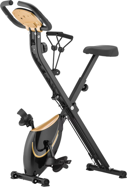 Rower treningowy Gymtek FX600 magnetyczny składany Złoty (5907766665335) - Zdjęcie 3 Rower treningowy Gymtek FX600 magnetyczny składany Złoty (5907766665335) - obraz 3