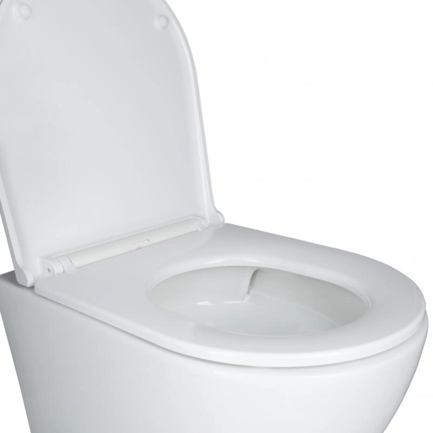 Комплект: Qtap Robin Ultra Quiet унітаз підвісний QT1333046EUQW + Nest комплект інсталяції 4в1 (кругла клавіша Chrome) QT0133M425 + QT0111M11112CRM - Фото 2 Комплект: Qtap Robin Ultra Quiet унітаз підвісний QT1333046EUQW + Nest комплект інсталяції 4в1 (кругла клавіша Chrome) QT0133M425 + QT0111M11112CRM - изображение 2