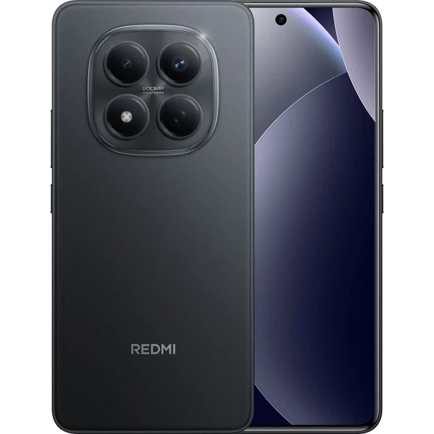 Смартфон Xiaomi Redmi Note 15 Pro 12/512 GB Midnight Black (with charger) (Global Version) - Фото 1 Смартфон Xiaomi Redmi Note 15 Pro 12/512 GB Midnight Black (with charger) (Global Version) - изображение 1