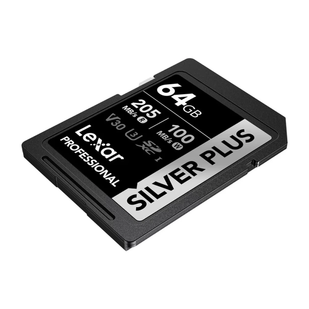 Карта памяти Lexar Professional Silver Plus SDXC 64GB (LSDSIPL064G-BNNNG) - Фото 5 Карта памяти Lexar Professional Silver Plus SDXC 64GB (LSDSIPL064G-BNNNG) - изображение 5