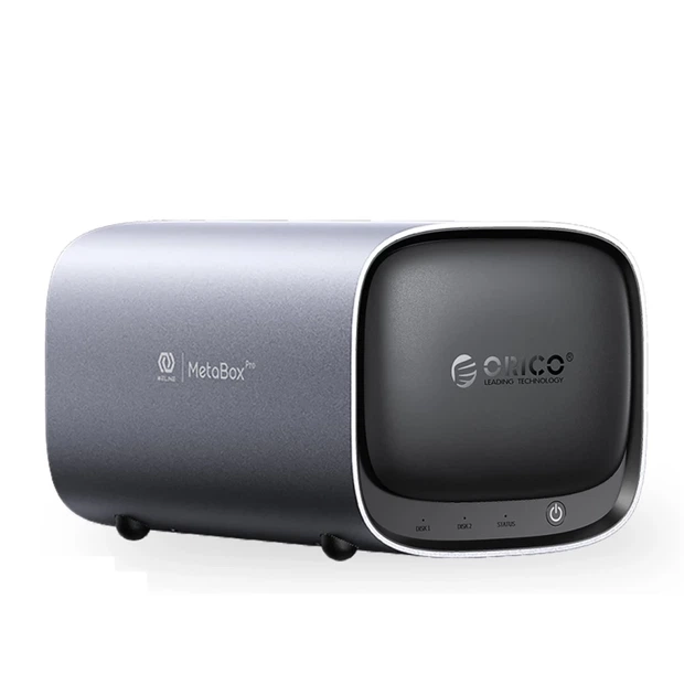 NAS Сетевое хранилище Orico MetaBox Pro Home Gray (6942227173379) - изображение 4