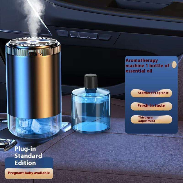 Умный автомобильный очиститель воздуха Starry Sky Summit / Аромадиффузор от USB 5 режимов - изображение 7