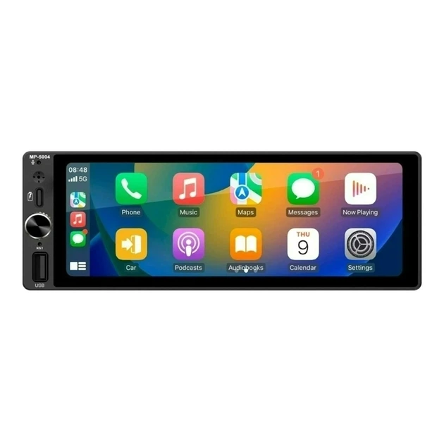 Автомагнитола мультимедийная 1DIN CYCLONE MP-5004 с сенсорным экраном поддержка CarPlay/Android Auto - изображение 3