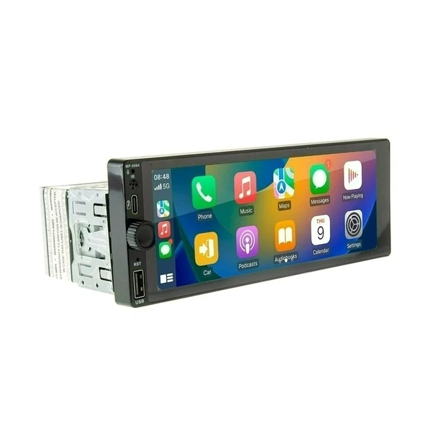 Автомагнитола мультимедийная 1DIN CYCLONE MP-5004 с сенсорным экраном поддержка CarPlay/Android Auto - изображение 4