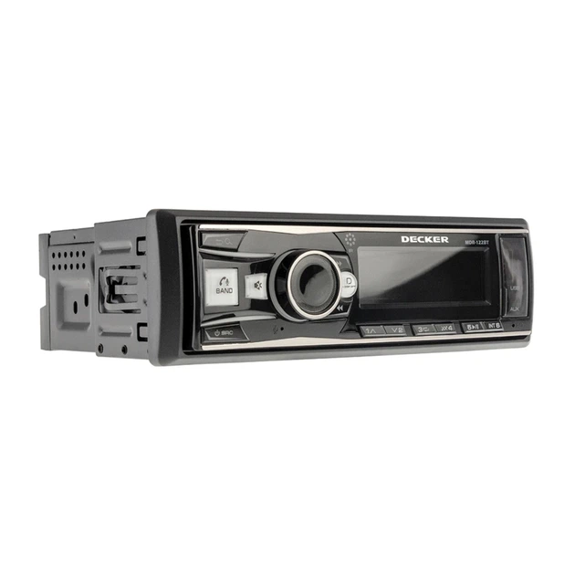 Автомагнитола мультимедийная 1DIN Decker MDR-122 встроенным процессором DSP/DTA Bluetooth Мультиподсветка 2USB - изображение 3
