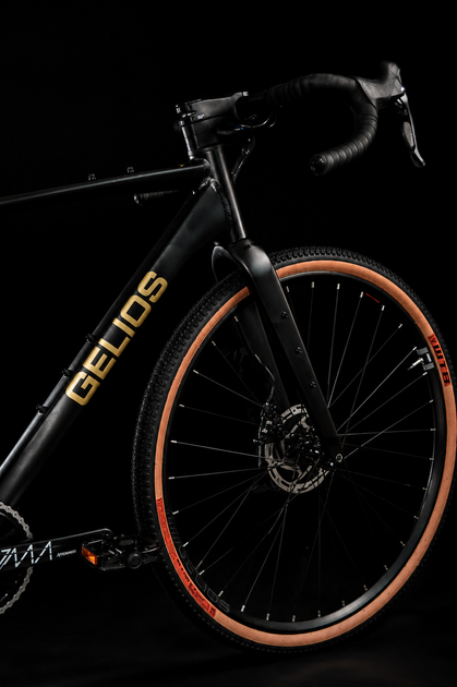 Велосипед Gelios 700x45C Gravel Al "Aura" 553 мм Чорний (4087-1) - зображення 6