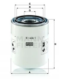 Гідравлічний фільтр MANN W14281 - изображение 2