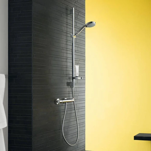 Hansgrohe Ecostat Термостат для душа, черный матовый (13116670) - Фото 4 Hansgrohe Ecostat Термостат для душа, черный матовый (13116670) - изображение 4