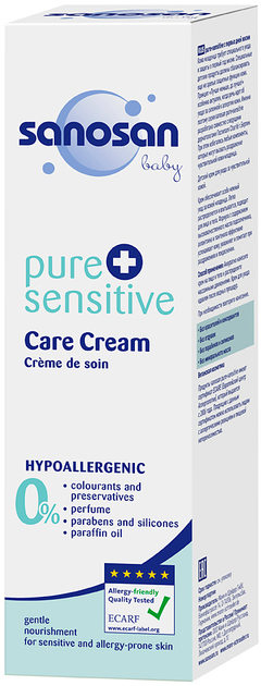 ROZETKA | Детский гипоаллергенный крем Sanosan Pure & Sensitive для ...