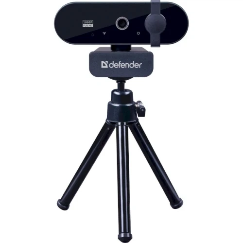 Веб-камера Defender G-Lens 2580 FullHD, Black, 1920x1080 / 30 fps, мікрофон (із шумозаглушенням), автофокус, кут огляду 86°, універсальне кріплення, USB, 1.5 м (63112) - изображение 4