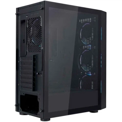Корпус 1stPlayer Go6-BK-4FS7, Black, без БЖ, Midi Tower, ATX / Micro ATX / Mini ITX, 1xUSB 3.0 / 2xUSB 2.0, макс. CPU - 165 мм / VGA - 320 мм, 4x120 мм RGB, бічна панель із загартованого скла - изображение 6